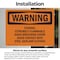 Signmission Ethanol Extremely Flammable Avoid Breathing OSHA Warning Sign, Vinyl Decal, 10in W x 7in L, 2PK OS-2PACK-WS-D-710-L-12121 - alternate 2